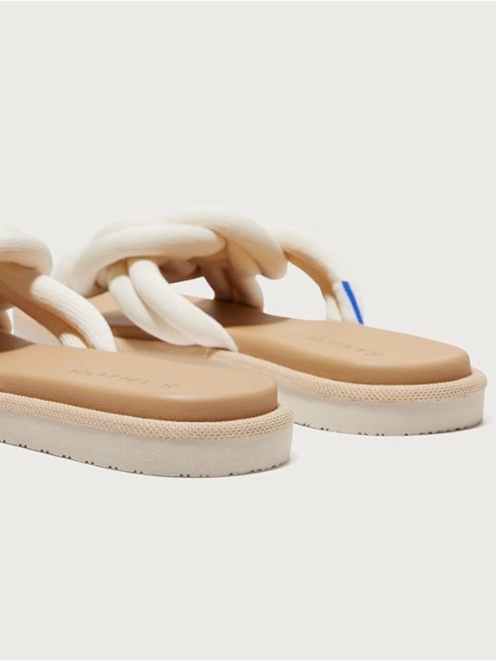 Rothy’s Summer Sandal – White Sand | Women's Size 11.5 Brand New - Picture 3 of 10